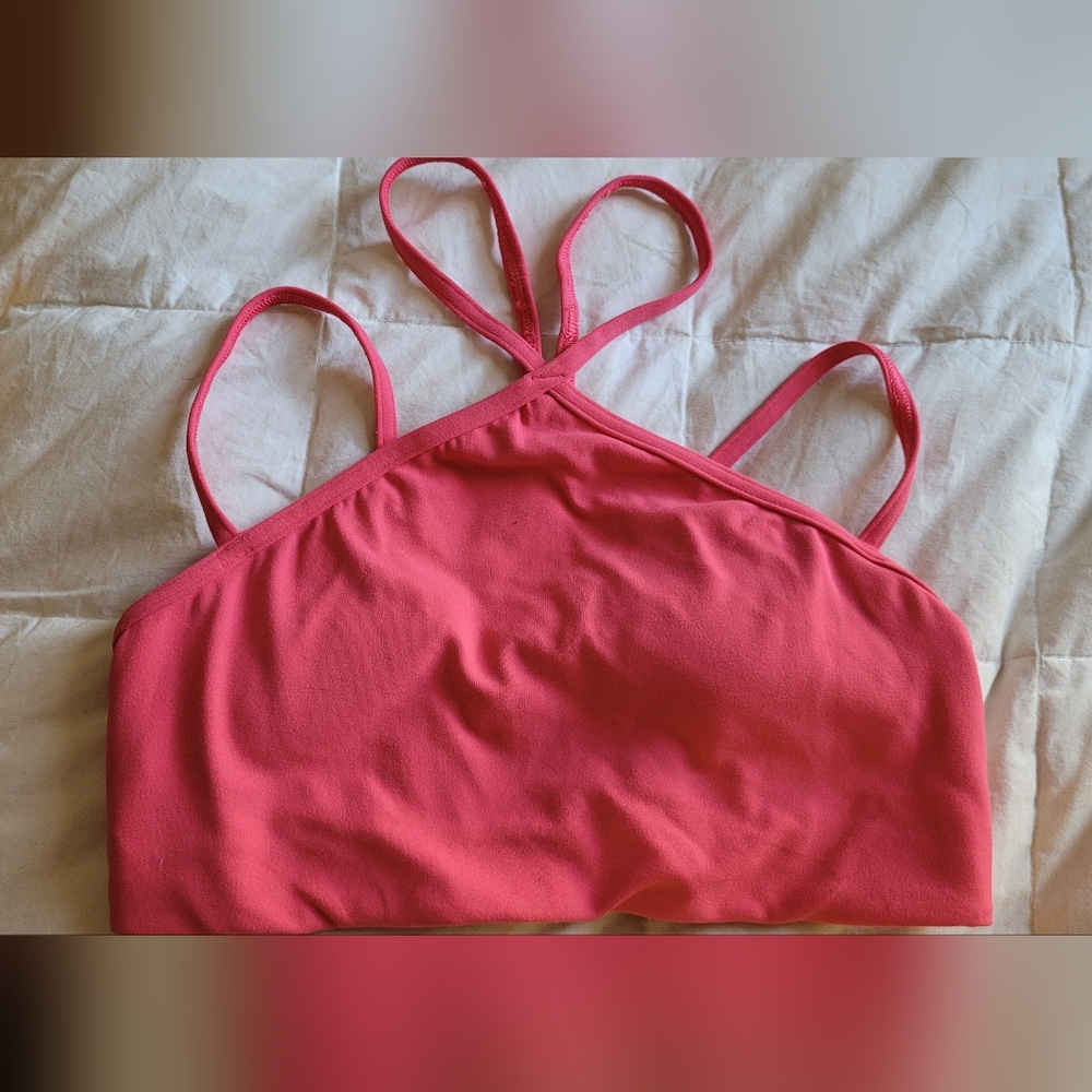 lululemon athletica Coral Strappy Sports Bra